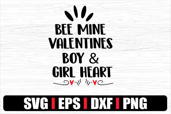 BEE MINE VALENTINES BOY GIRL HEART