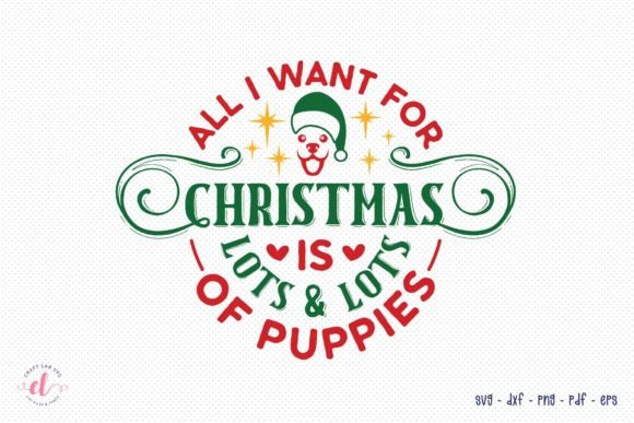 Christmas Dog SVG: Graphics for Crafts and Creative Marketing
