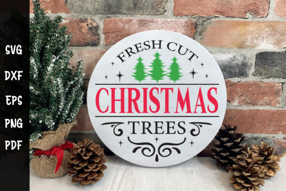 Fresh Cut Christmas Trees, Christmas SVG