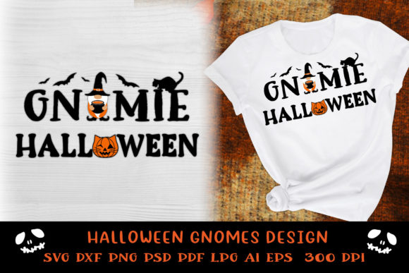 Gnome SVG. Halloween Gnomes SVG. Hallowe
