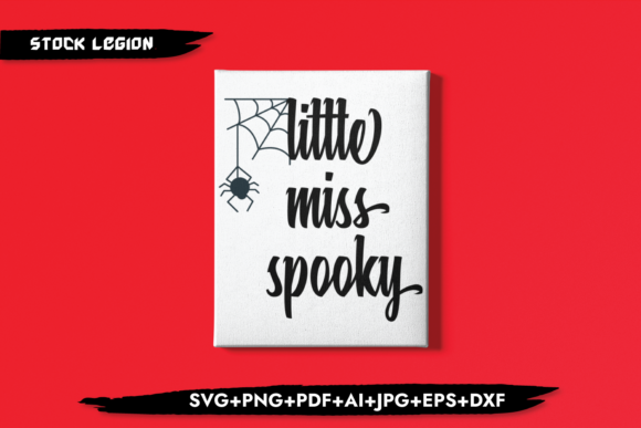 Little Miss Spooky: Halloween Graphics for Crafts