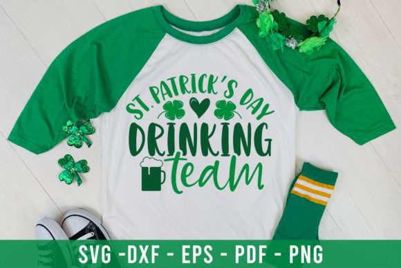 St Patrick's Day Drinking Team SVG